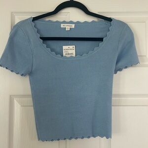 Baby blue short sleeve